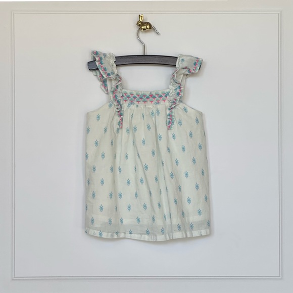 Egg New York | Ivette Embroidered Set With Flutter Sleeves Maisonette - Picture 3 of 7